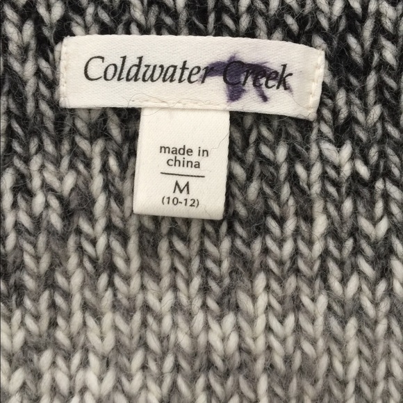 Coldwater C sweater ombré greys & soutached panels - Picture 8 of 9